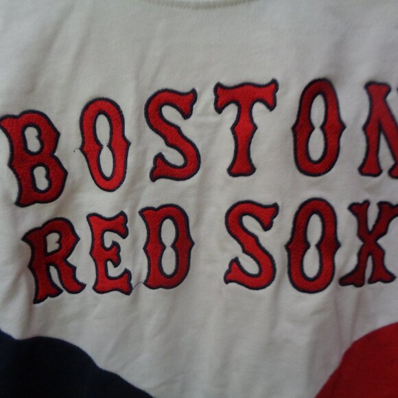 Starter Boston Red Sox Men's Shirt XL Red White Blue Sweatshirt - Picture 3 of 4